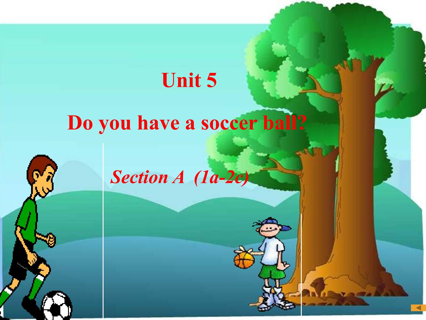 Do  you have a soccer ball