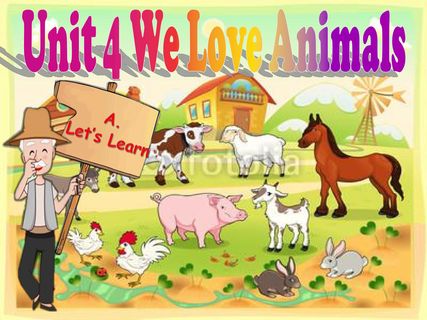 unit 4 we love animals 