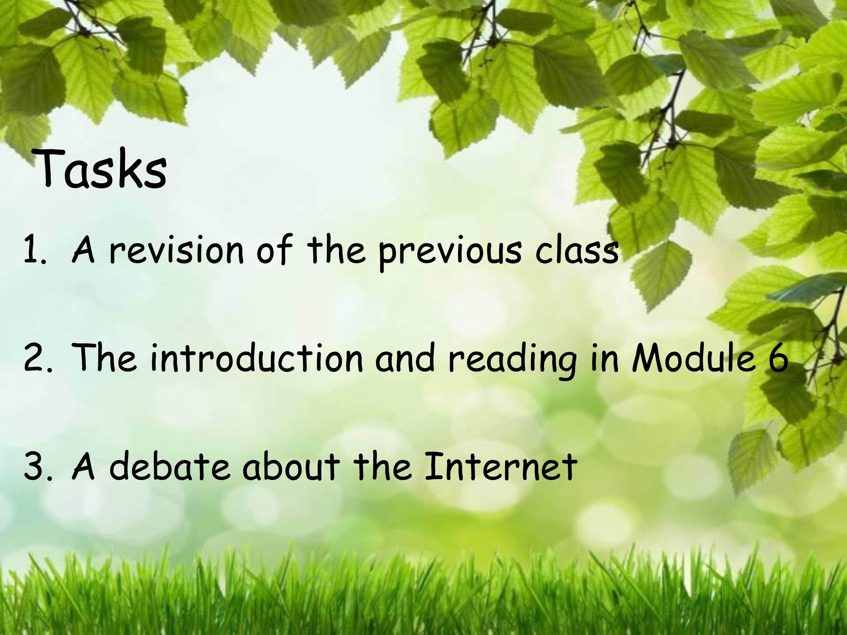 The Internet and Telecommunications