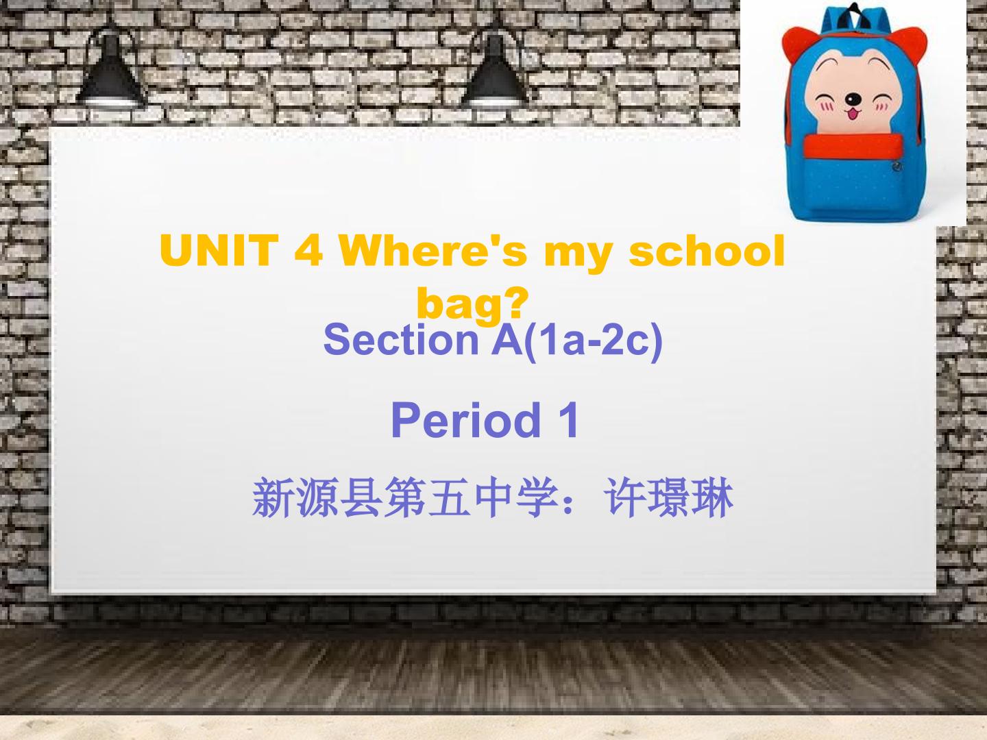 Unit4 Section a period 1(1a-2c)