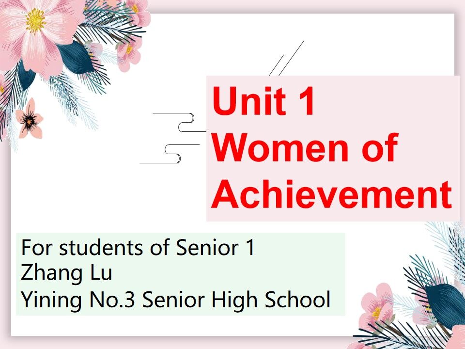Women of Achievement