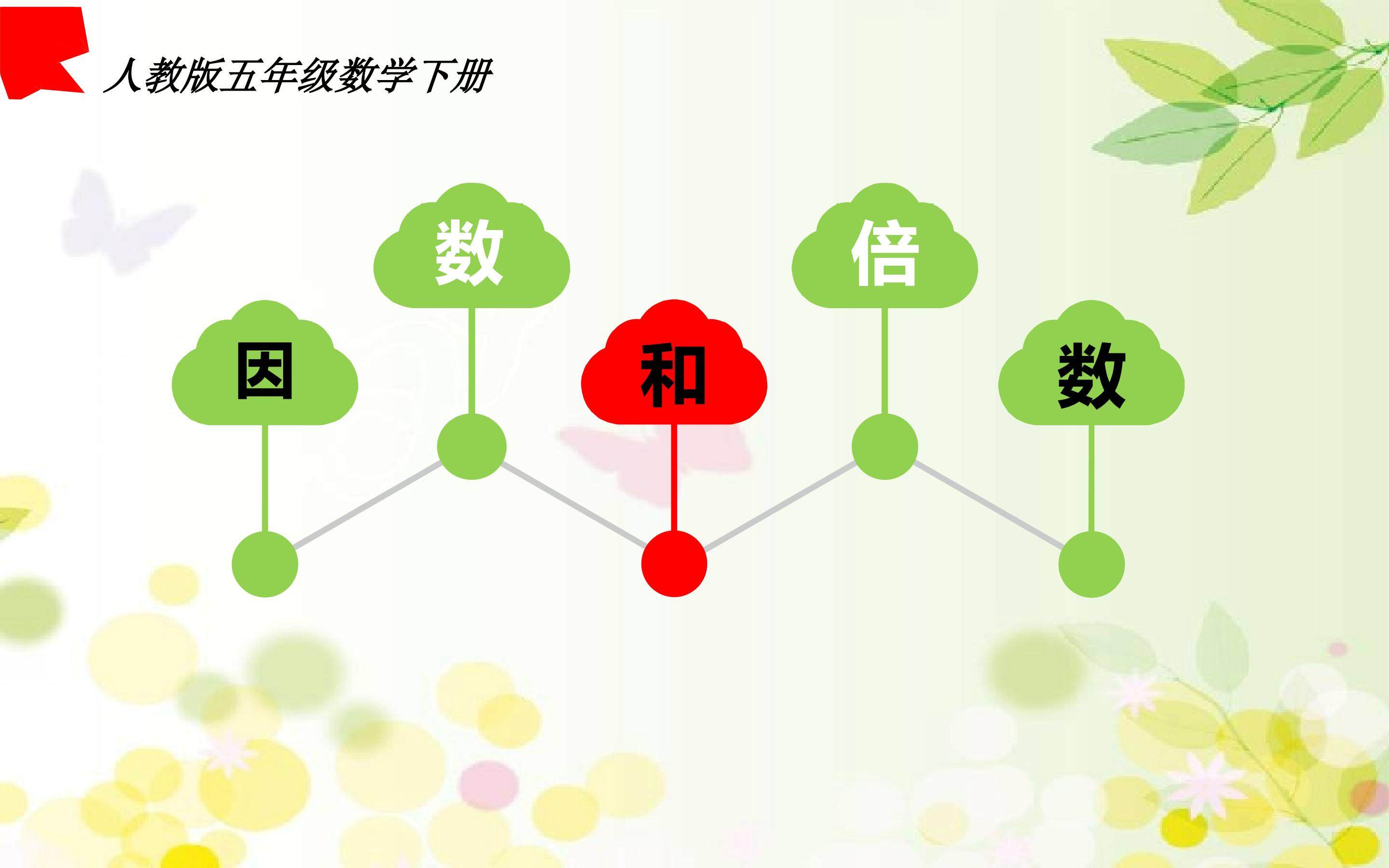 《因数和倍数》课件