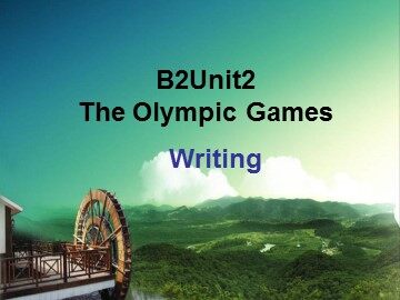 Unit 2 The Olympic Games