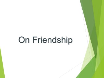 On Friendship_课件2