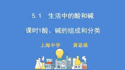 酸、碱的组成和分类