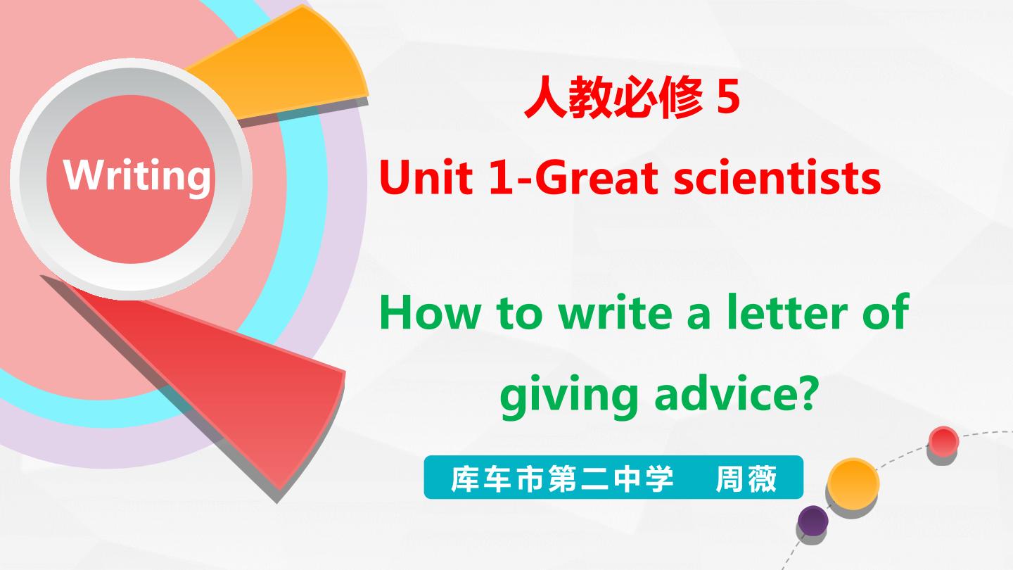 How to write a letter of giving advice ?