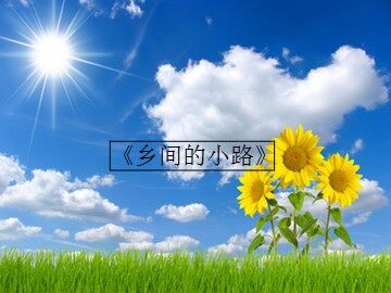 《乡间的小路》_课件1