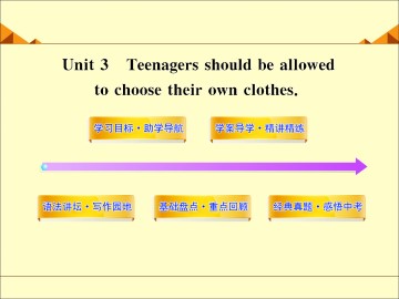 Teenagers should be allowed to choose their own clothes._课件3