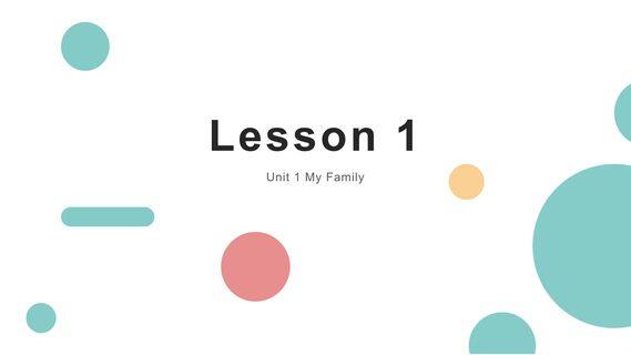 【课件】二年级上册英语人教版新起点Unit 1《My Family》(lesson 1)03
