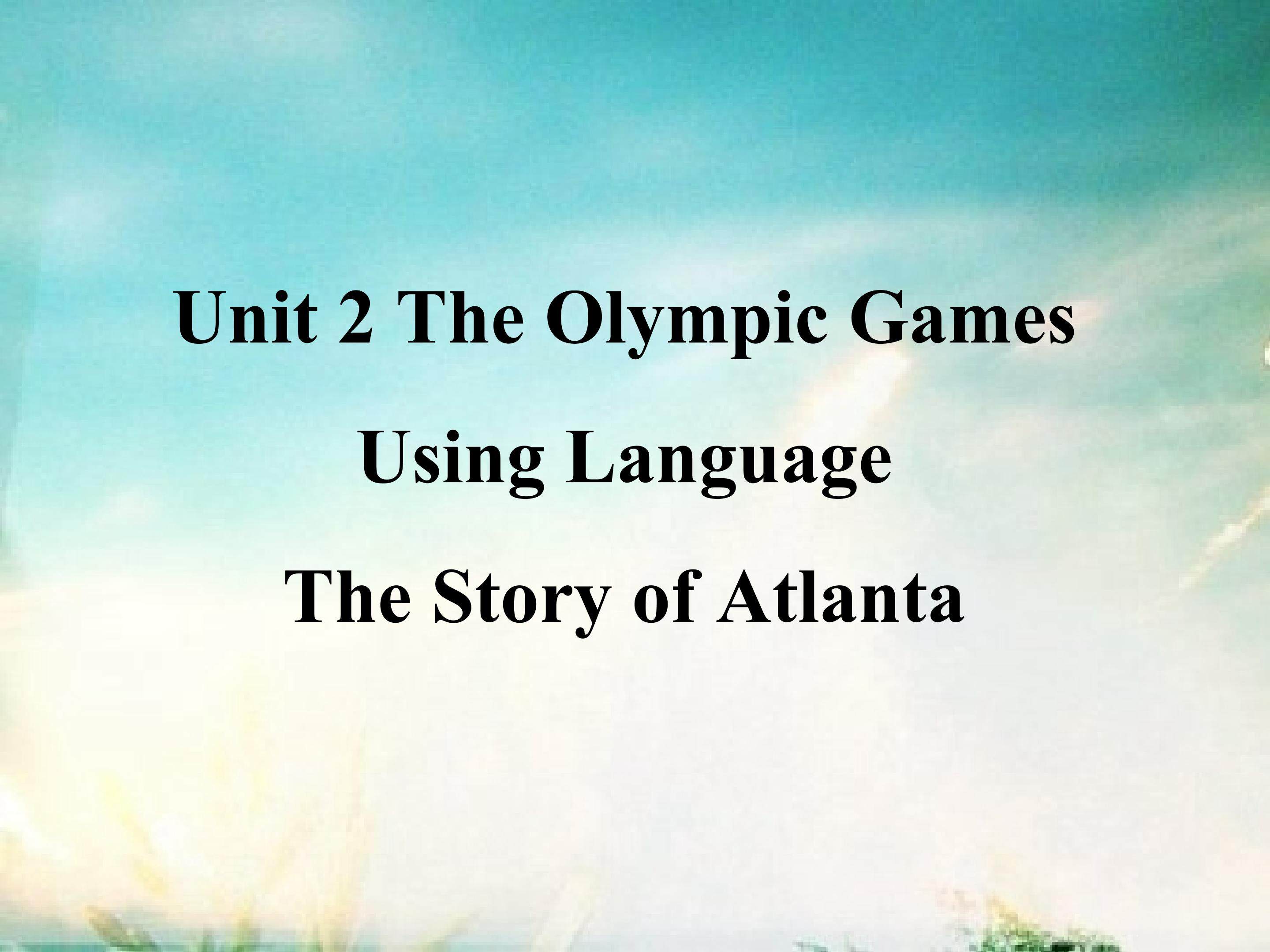 The Story of Atlanta