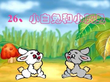 26 小白兔和小灰兔 