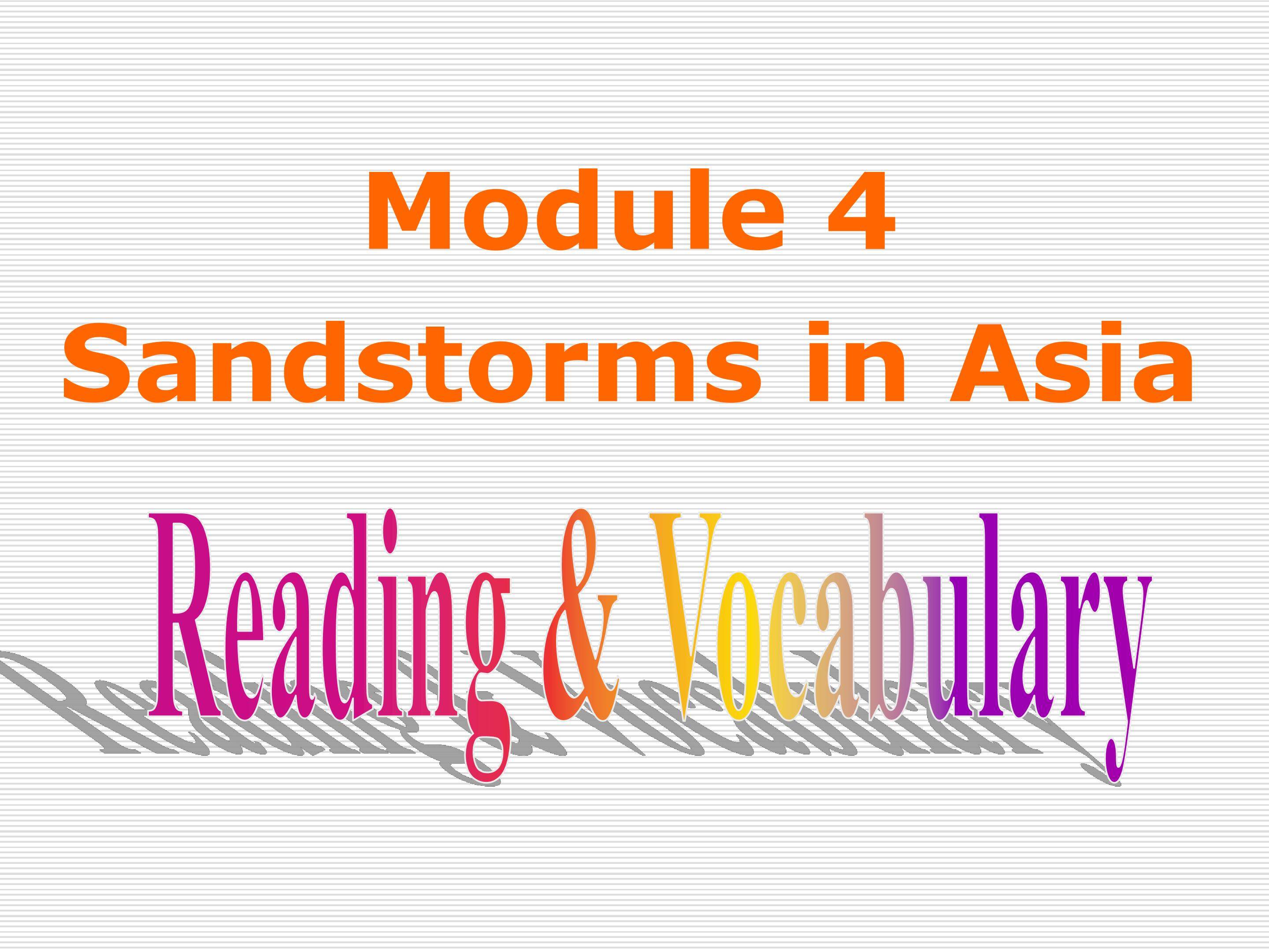 Sandstorms   in   Asia