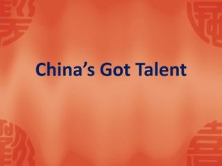 China's Got Talent_课件1