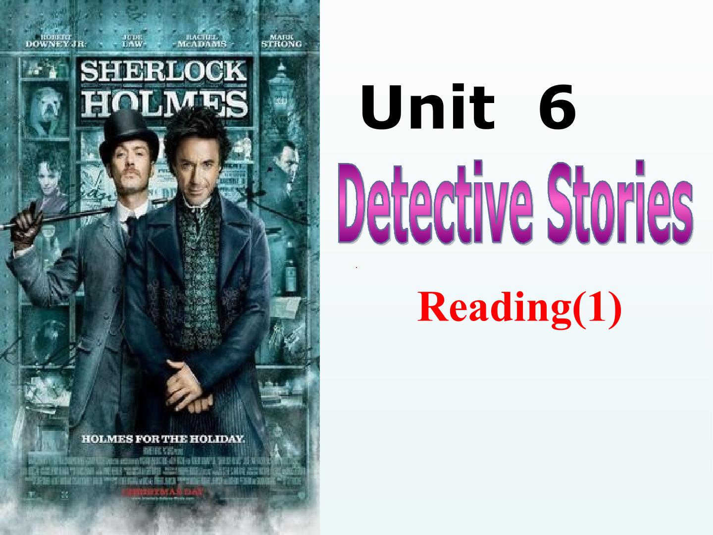 Unit 8 Detective stories_课件1