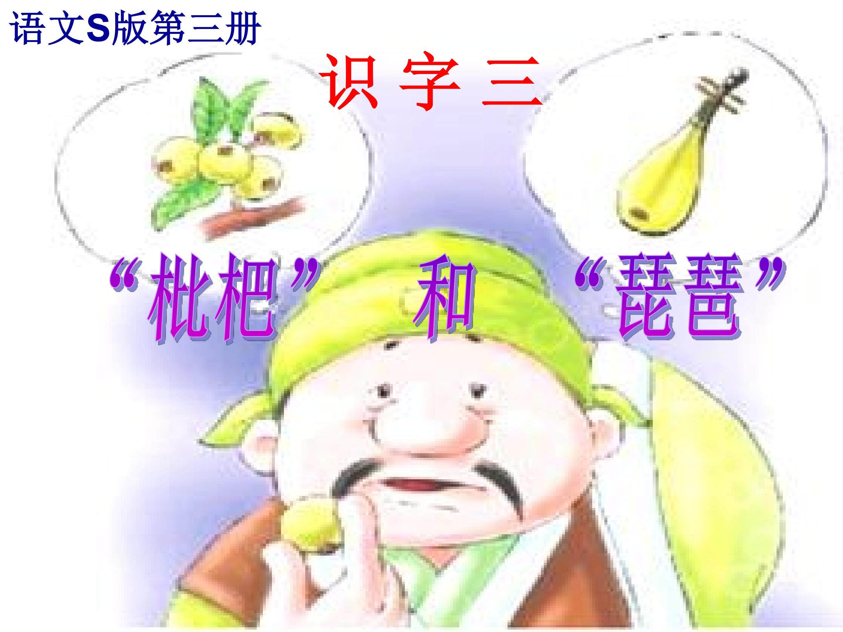 识字三：枇杷与琵琶