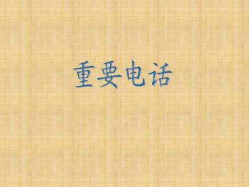 重要电话_课件1