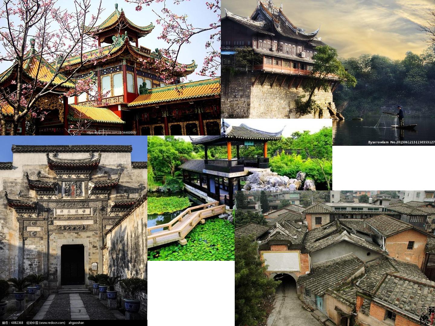 家乡的古建筑 课件