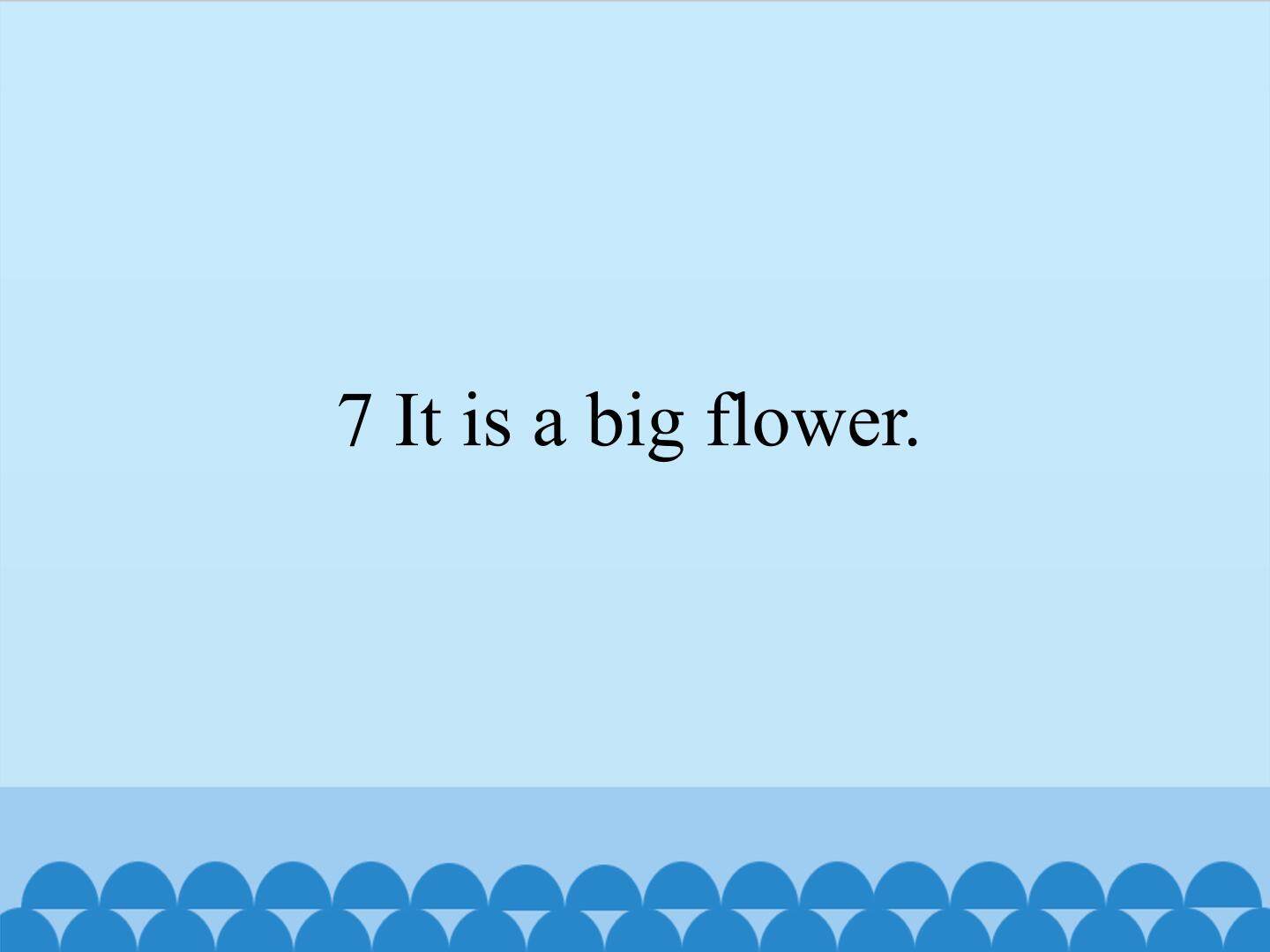 It is a big flower_课件1