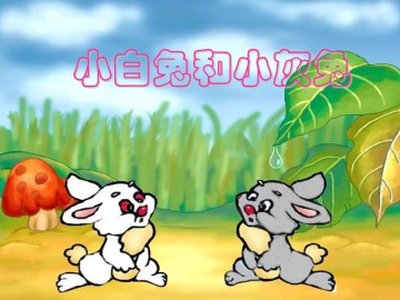 小白兔和小灰兔_课件2