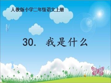 30 我是什么 
