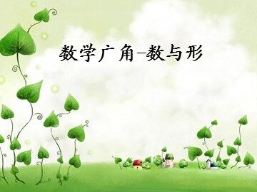 8 数学广角——数与形