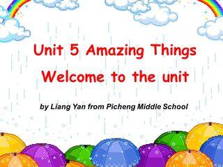 U5 Comic strip & Welcome