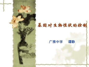 生物高中必修2第四章第二节课件5