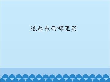 这些东西哪里买_课件1
