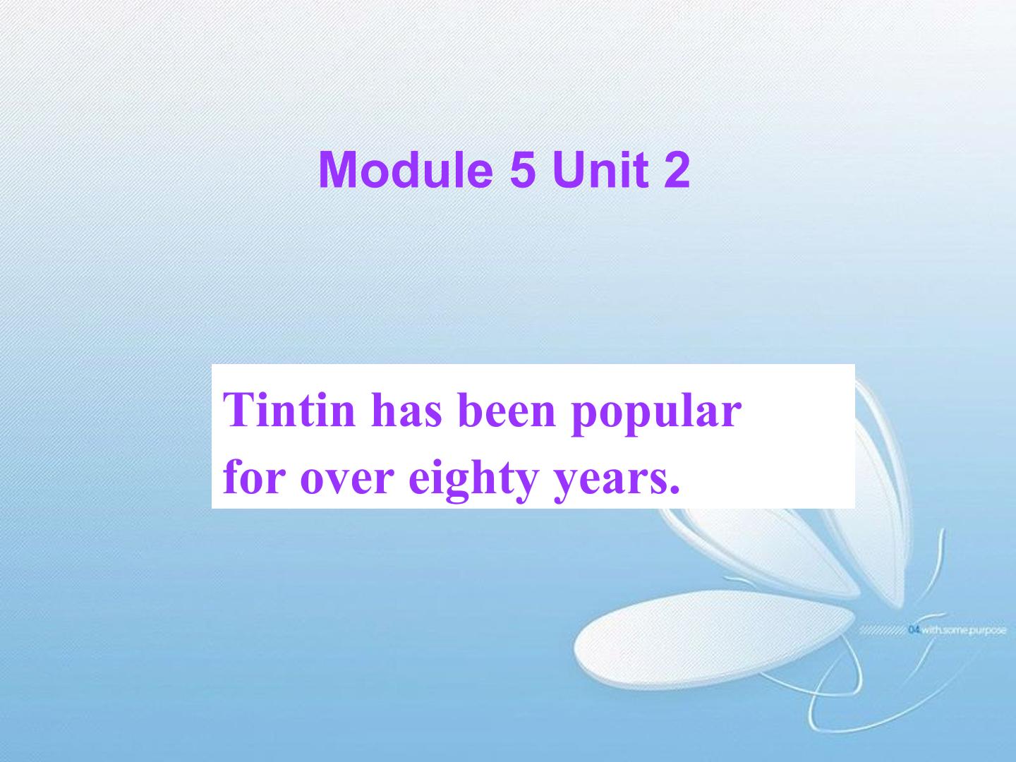 （八年级下学期）Module 5 Unit 2