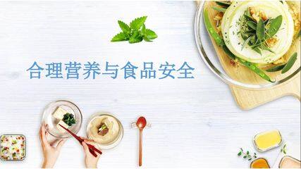 合理营养与食品安全