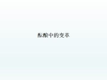 酝酿中的变革_课件1