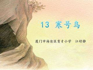 《13 寒号鸟》课件