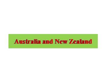 Australia and New Zealand_课件1