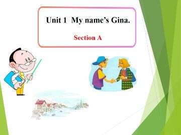 My name's Gina._课件5