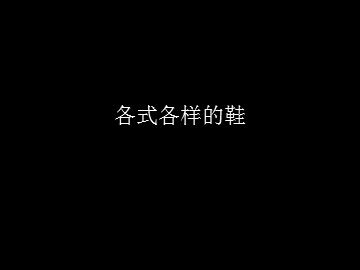 各式各样的鞋_课件1