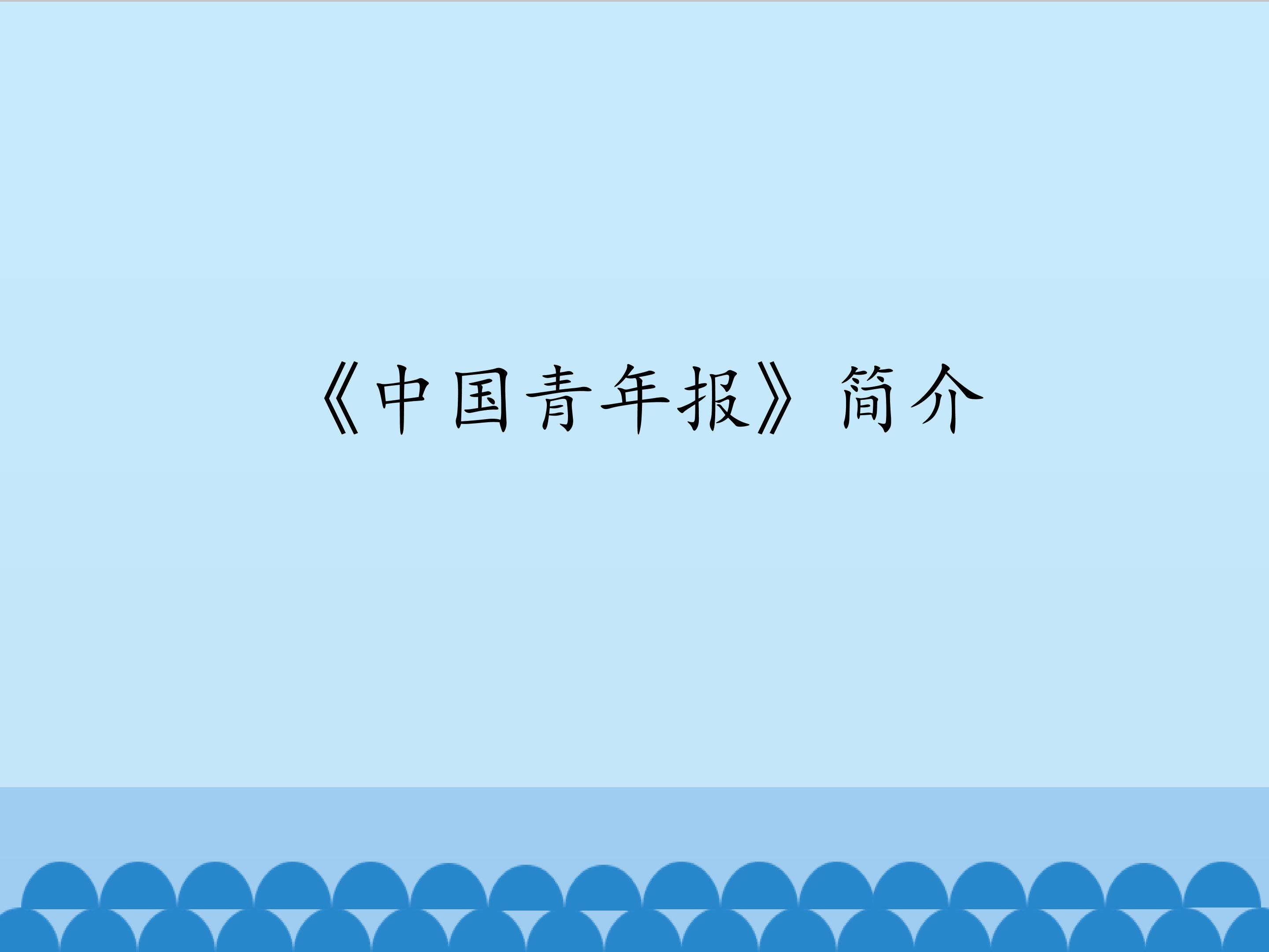 《中国青年报》简介