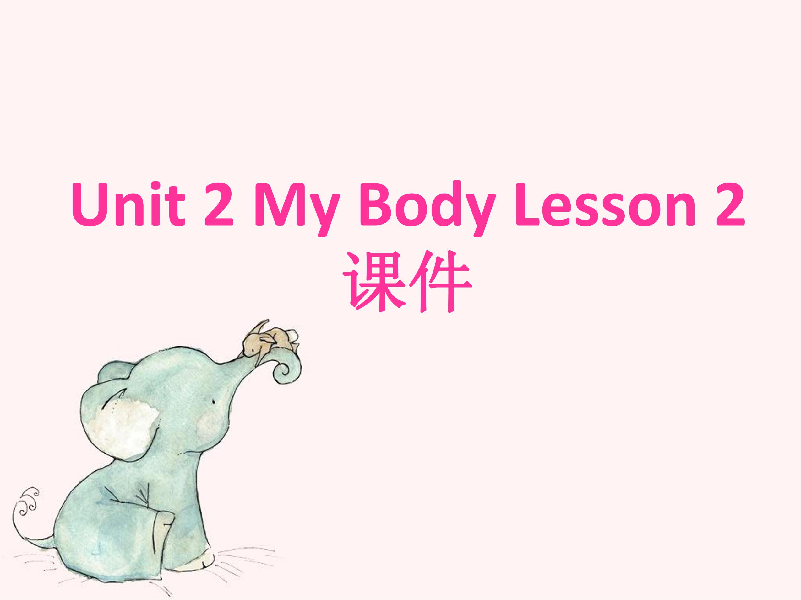 【课件】三年级上册英语人教版新起点Unit 2《My body》（Lesson 2）02