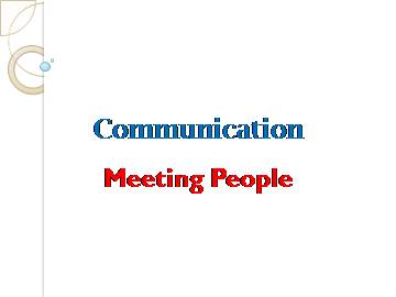Meeting People_课件1