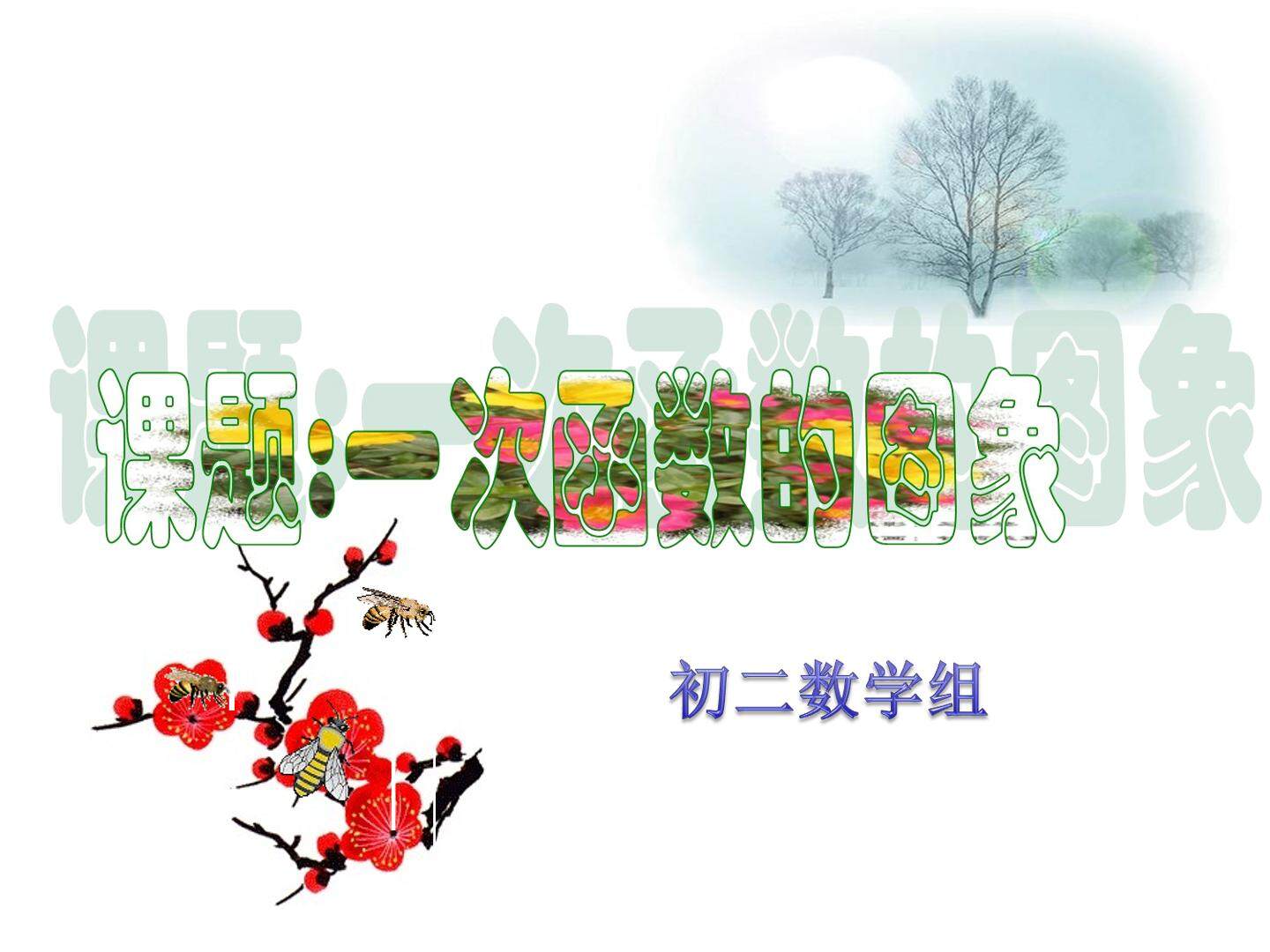 14.5 一次函数的图象