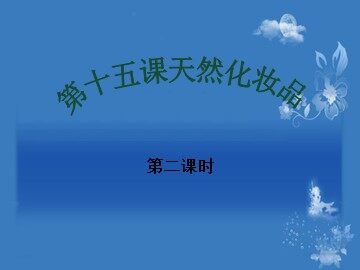 15  天然化妆品