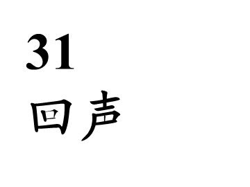 31 回声 