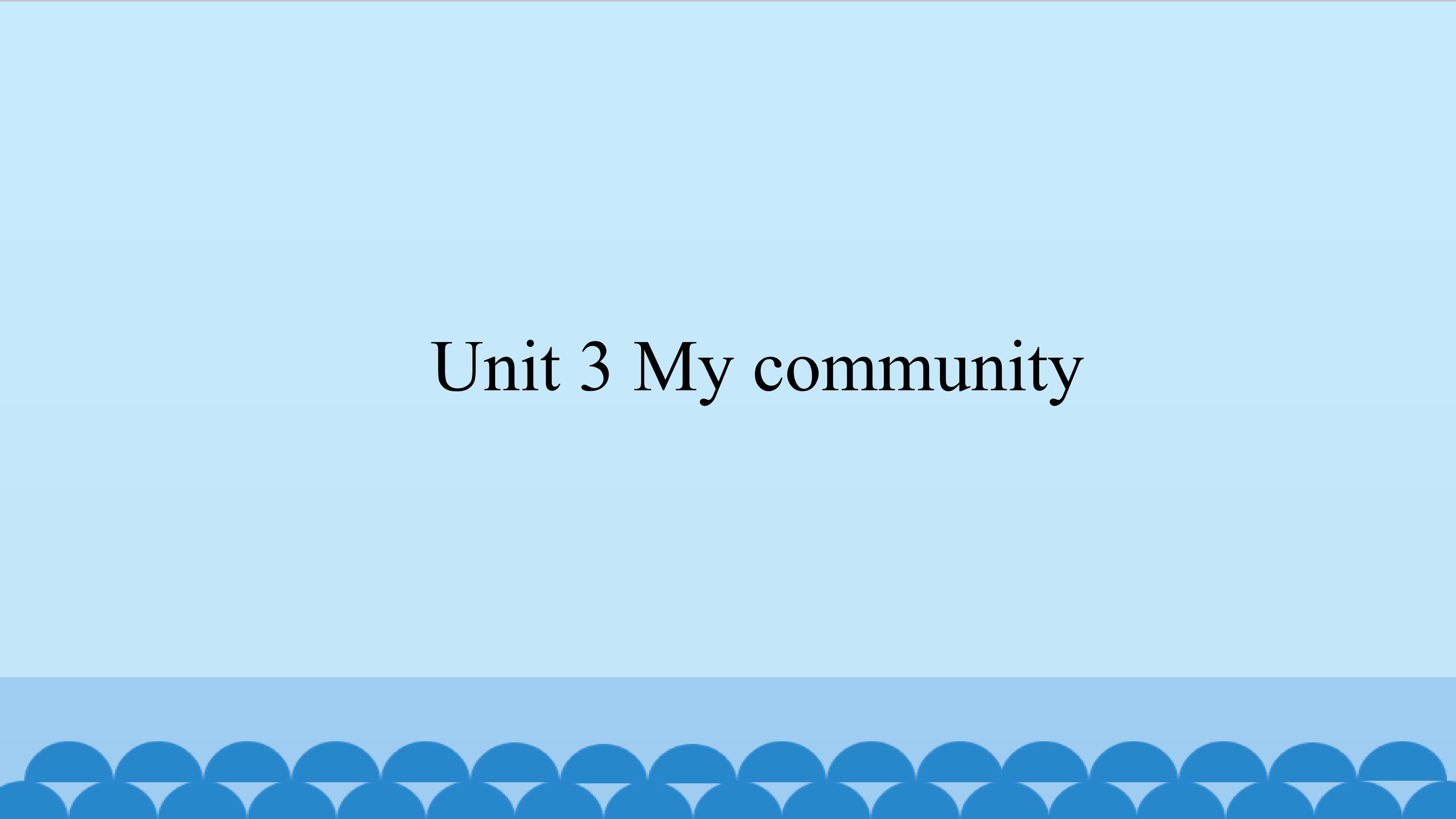 My community