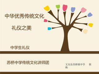 中华优秀传统文化(礼仪1)