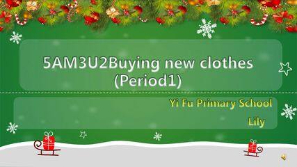 5AM3U2Buying new clothes