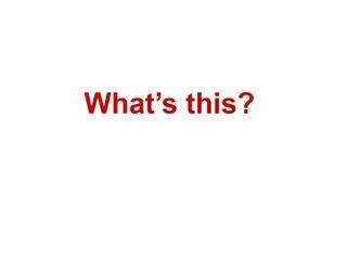 What's this?_课件1