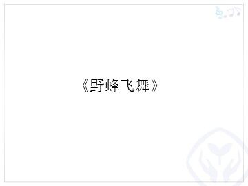 《野蜂飞舞》_课件1