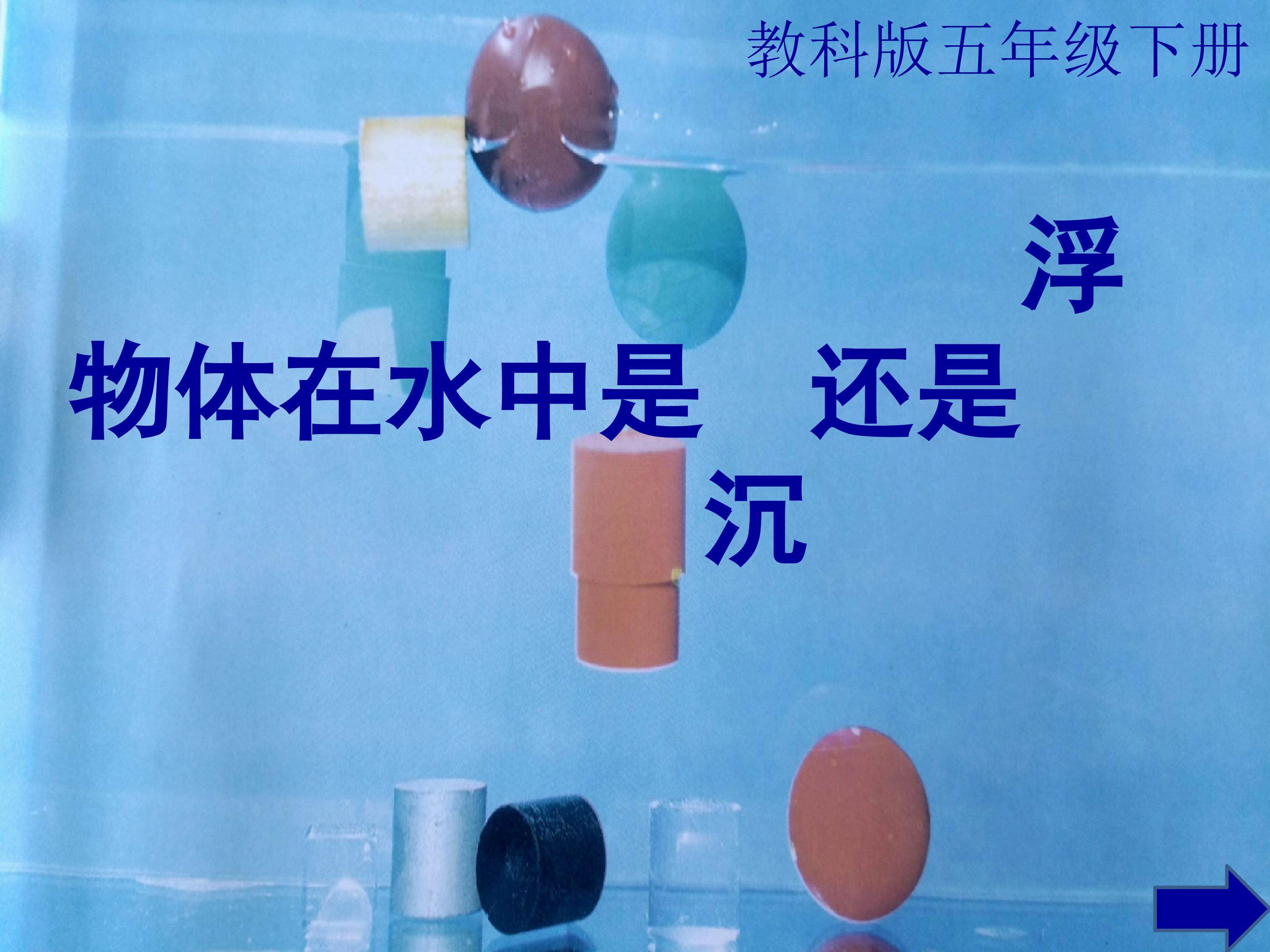 物体在水中是沉还是浮