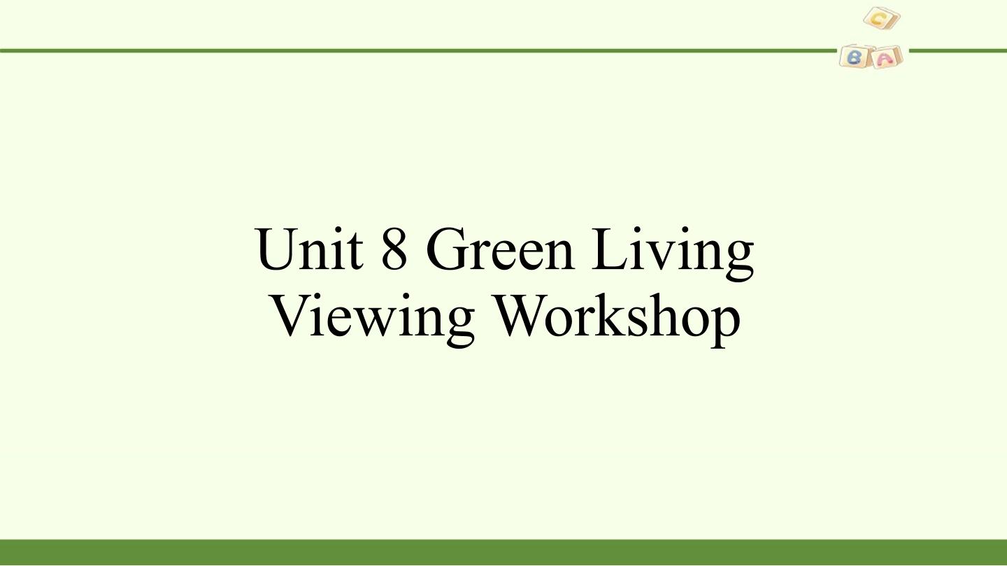 Viewing Workshop—Solar Energy