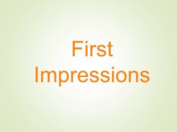 First Impressions_课件1
