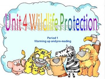 Unit 4 Wildlife protection